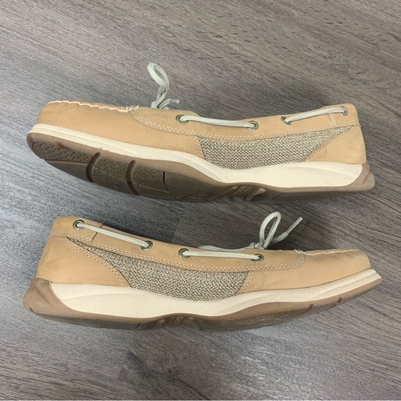 Sperry Top Sider Angelfish Tan Boat Shoes Size 10 - Picture 7 of 7
